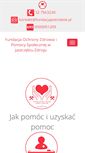 Mobile Screenshot of fundacjajastrzebie.pl